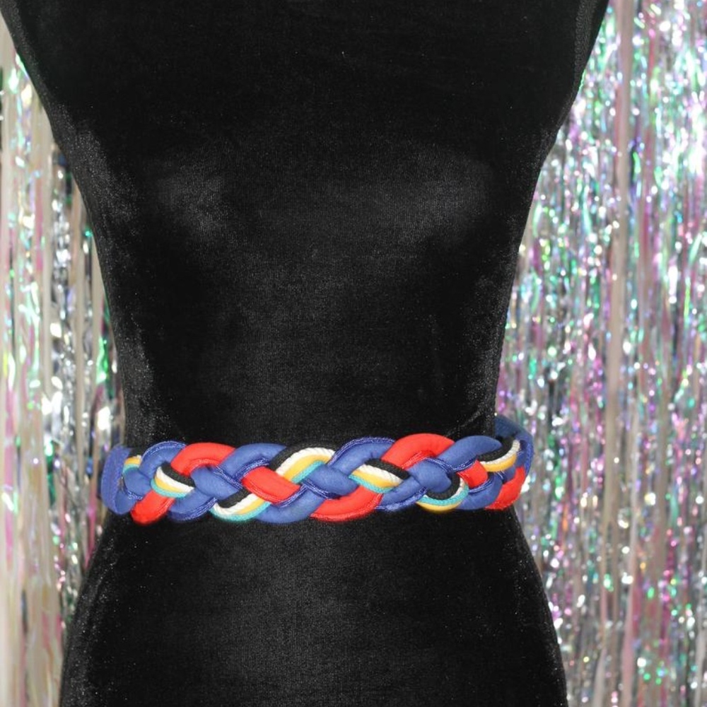Multi Color Hand Woven Belt - Picture 5 of 8